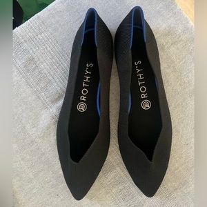 Rothy’s black flats size 9